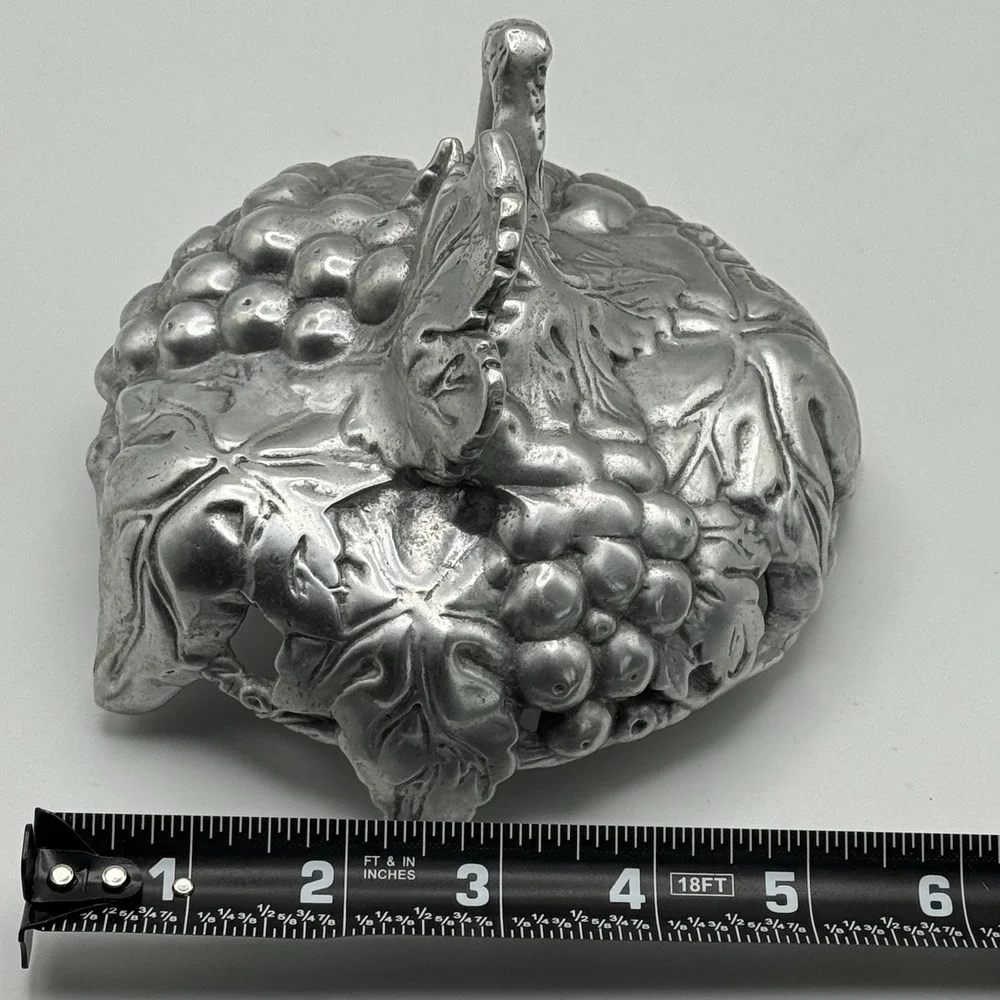 Arthur Court‎ Grape Canister Lid Replacement 2002 Aluminum Vineyard